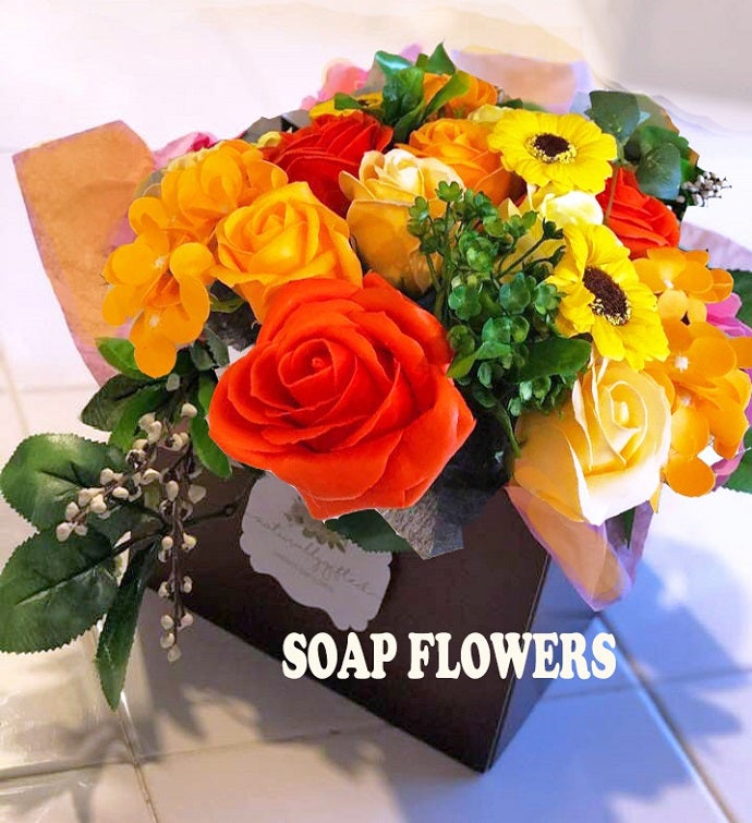 Fall Soap Flowers